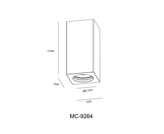 Потолочный светильник Arte Lamp A9263PL-1WH – изображение 2