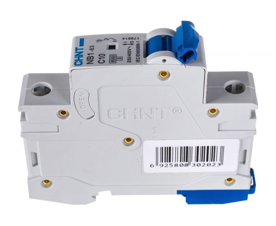 Автоматический выключатель CHINT NB1-63, 1P, 10A, 6кА, характеристика C 179614 – изображение 2