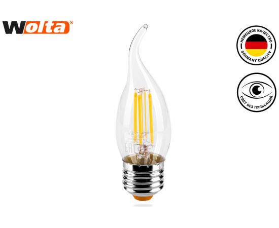 Лампа WOLTA LED FILAMENT 25YCDFT5E27 – изображение 2