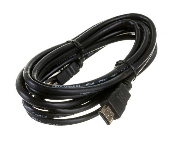 Кабель REXANT HDMI-HDMI 3 м, Gold с фильтрами 06-3102 – изображение 2