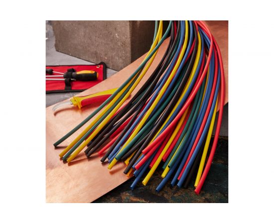 Набор термоусадочной трубки REXANT 5.0/2.5 мм, 1м, 5 цветов, 50шт 29-0155 – изображение 2