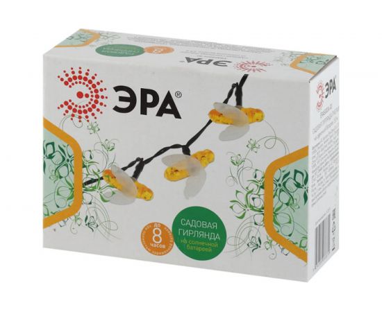 Садовая гирлянда на солнечной батарее ЭРА ERASG02403 Пчелки, 5.8 м Б0044218 – изображение 2