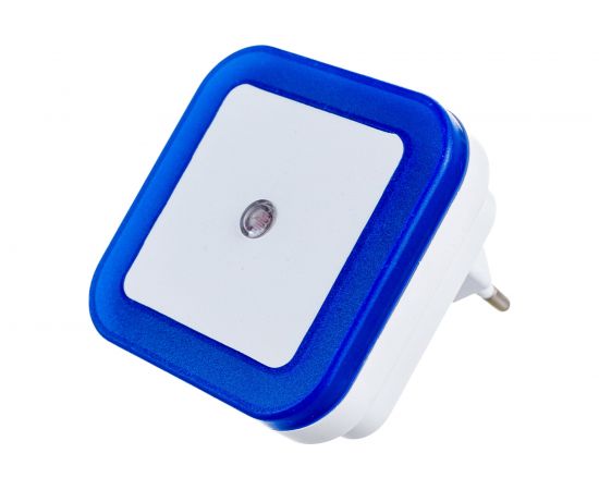 Светодиодный ночник с датчиком освещения IN HOME NLE 03-SB-DS КВАДРАТ синий, 230В 4690612028798 – изображение 3