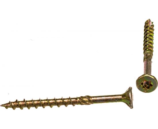 Саморез по дереву HIMTEX проф. желт. потай Torx 15 3,5x40 500 шт. 03540Fh – изображение 3