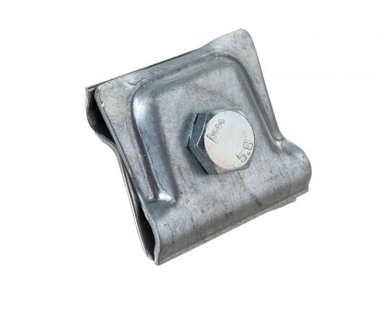 Соединительный зажим EZETEK круглого проводника 8-10мм, оцинковка 91071 – изображение 3