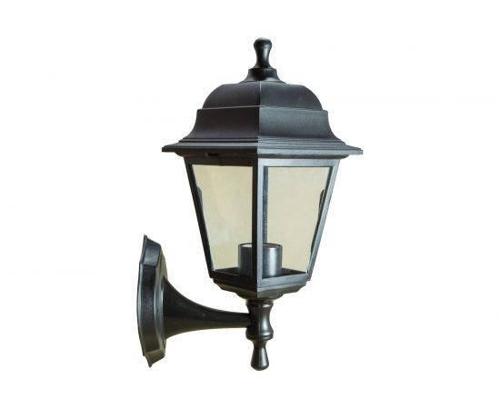 Настенный садово-парковый светильник ЭРА НБУ 0460001 Леда черный, четырехгранный Б0048111 – изображение 3