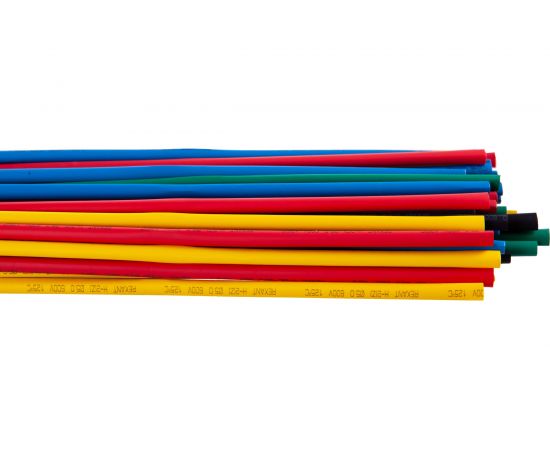 Набор термоусадочной трубки REXANT 5.0/2.5 мм, 1м, 5 цветов, 50шт 29-0155 – изображение 4