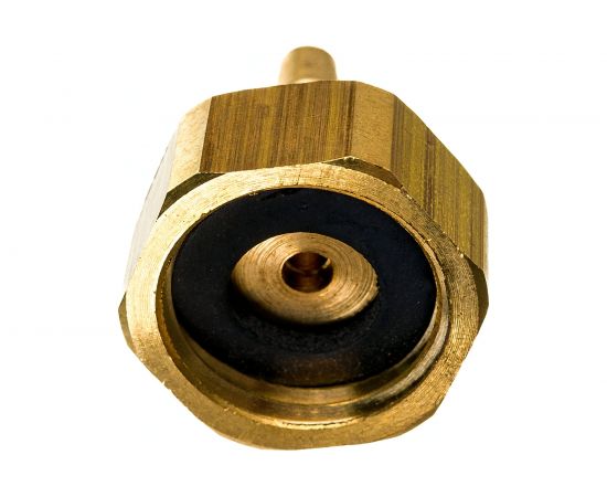 Наконечник латунный с подвижной гайкой внутренняя резьба 1/2 х елочка 6 мм + хомут Профитт 4823396 – изображение 4