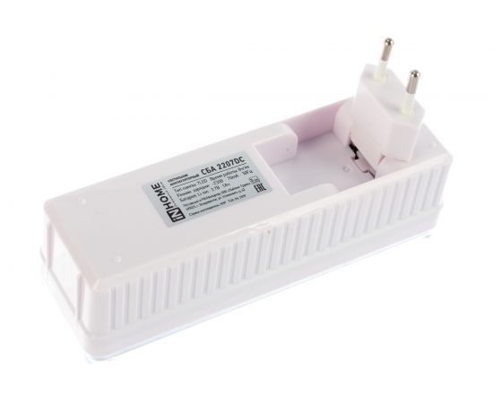 Аварийный светодиодный светильник IN HOME СБА 2207DC 6+1LED 1.0Ah lithium battery DC 4690612029559 – изображение 4