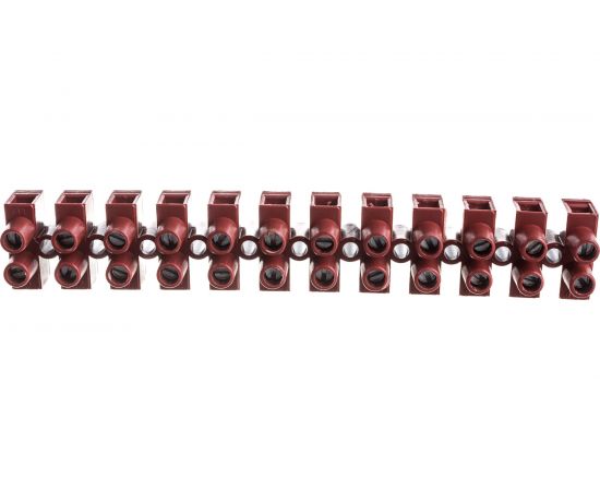 Клемник DKC, фибергласс, 12р, 150°С, 450V, 24A, 2,5мм.кв. 43212FV – изображение 6