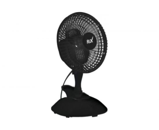 Настольный бытовой вентилятор RIX RDF-1500WB Black 49791 