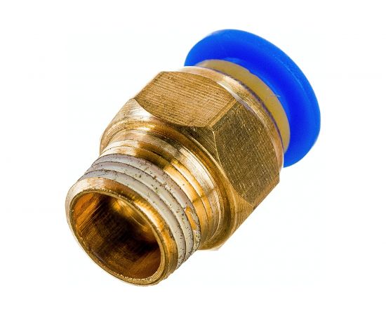 Фитинг металлический 6 мм - наружная резьба 1/8" Pegas pneumatic 5211 