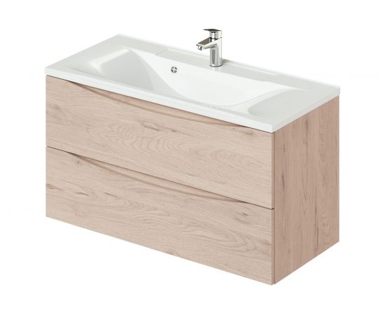 Подвесная тумба с раковиной ИТАНА Мишель 100 4627163086564 