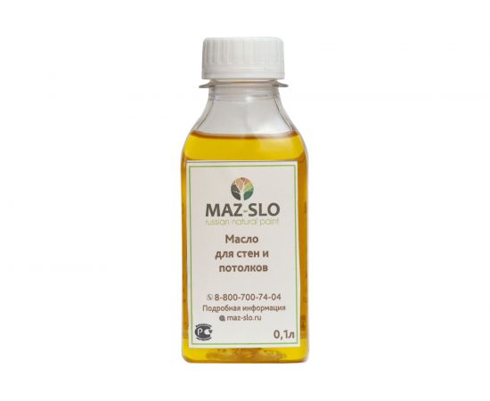Масло для стен и потолков MAZ-SLO цвет Персик, 100 мл 8063304 
