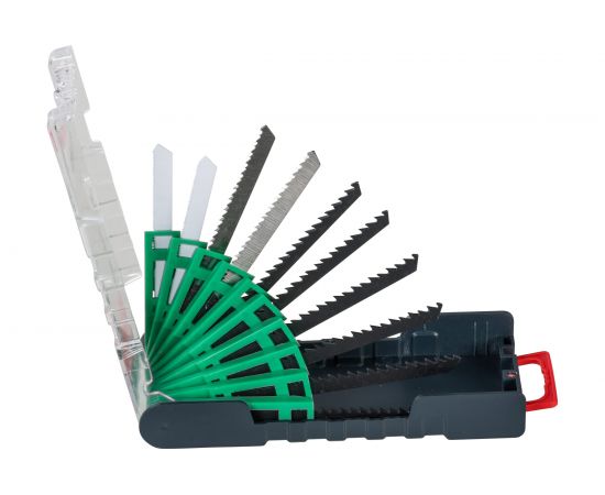 Набор пильных полотен для лобзика 10 предметов kwb 109180 