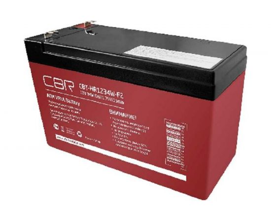 Аккумуляторная VRLA батарея CBR CBT-HR1228W-F2 