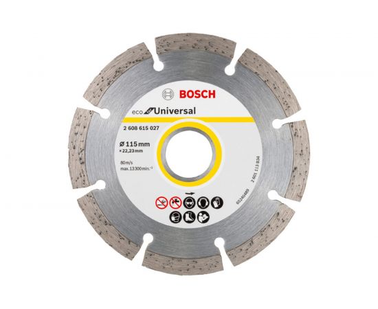 Диск алмазный ECO Universal (115х22.2 мм) Bosch 2608615040 