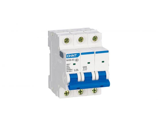 Автоматический выключатель CHINT NXB-63, 3P, 25A, 6кА, характеристика C 814172 