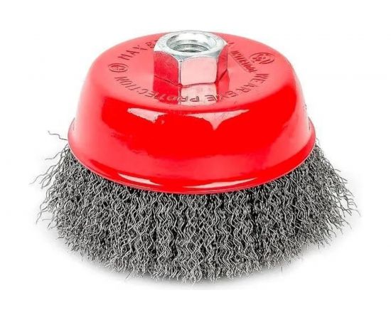 Щетка чашечная 100 мм, М14, витая проволока для УШМ INTERTOOL BT-1100 