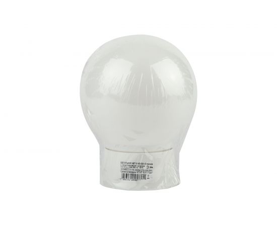 Светильник ЭРА НБП 0160004 Гранат полиэтилен, IP20, E27, max 60Вт, D150, шар, белый, 6/180 Б0048027 – изображение 2