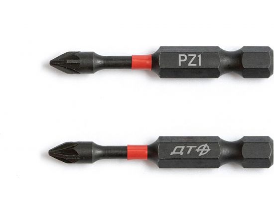 Бита ударная (2 шт; PZ1х50 мм; 1/4"") Дело Техники 793622 – изображение 2