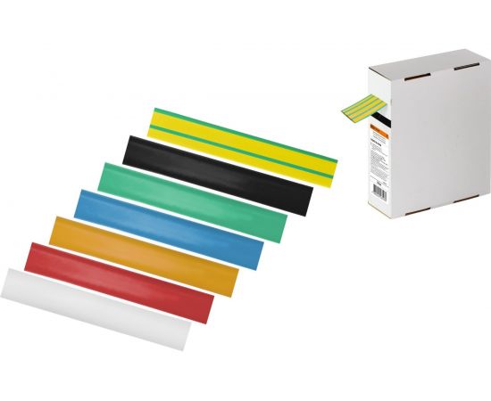 Термоусаживаемая трубка TDM ТУТнг 20/10 белая в коробке (10 м/упак) SQ0518-0443 – изображение 2