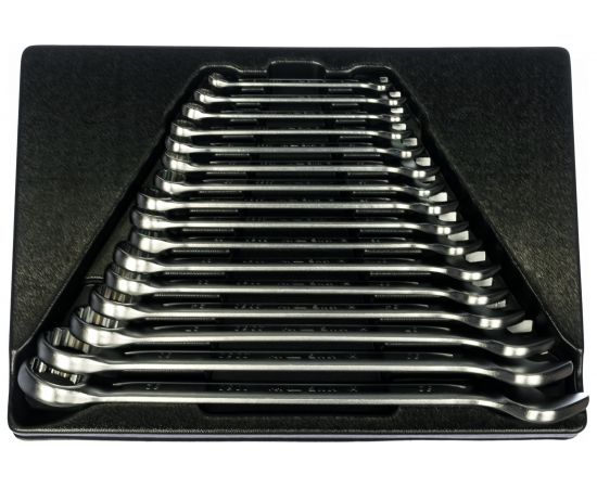 Набор комбинированных ключей KING TONY 16 предметов 9-1216MR03 – изображение 2