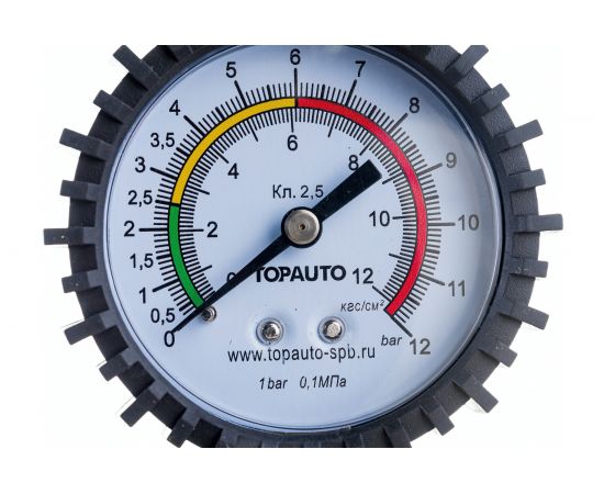 Манометр для пистолета накачки, резьба М10х1 TopAuto 14410 – изображение 2