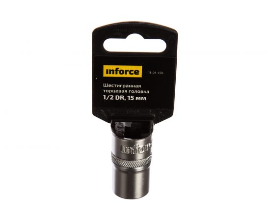 Головка торцевая шестигранная (15 мм; 1/2DR) Inforce 11-01-478 – изображение 2