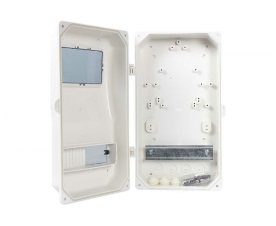 Учетно-распределительный навесной пластиковый корпус KRZMI СК 1/8 дверь IP55 4651117990256 – изображение 3