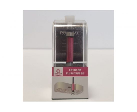 Фреза обгонная (9.525x25.4x69 мм; хв-к 8 мм; Z=2; нижний подшипник) PROCUT 151810P – изображение 3