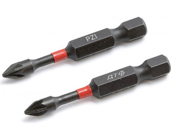 Бита ударная (2 шт; PZ1х50 мм; 1/4"") Дело Техники 793622 – изображение 3