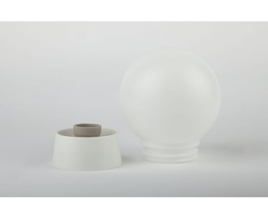 Светильник ЭРА НБП 0160004 Гранат полиэтилен, IP20, E27, max 60Вт, D150, шар, белый, 6/180 Б0048027 – изображение 3