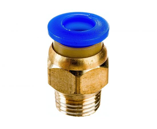 Фитинг металлический 6 мм - наружная резьба 1/8" Pegas pneumatic 5211 – изображение 4