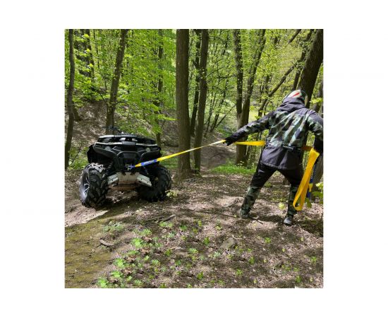 Динамическая стропа Goodyear рывковая, с шаклом, 5 тонн, 5 метров GY004011 – изображение 7