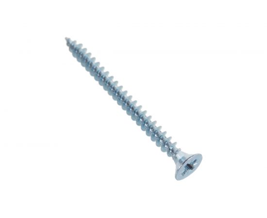 Потайной универсальный шуруп Метизный двор 4,0x50, белый, 15 шт. 4690441019073 