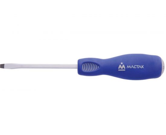 Шлицевая отвертка (Slotted, 5.5x75 мм, силовая, держатель) МАСТАК 040-55752H 
