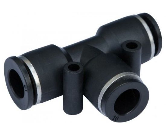 Фитинг тройник трубки ПВХ PUT8 (10 шт; 8 мм) Дали-Авто DA-NP054 