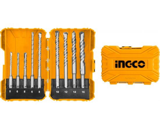 Набор буров (9 шт; SDS-plus) INGCO AKDL30901 