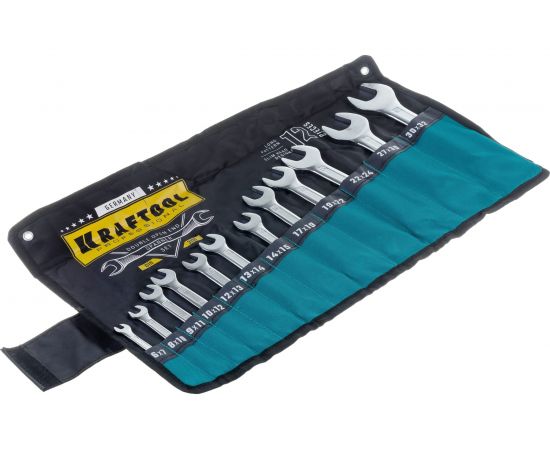 Набор рожковых гаечных ключей Kraftool 12 шт, 6 - 32 мм 27033-H12_z01 