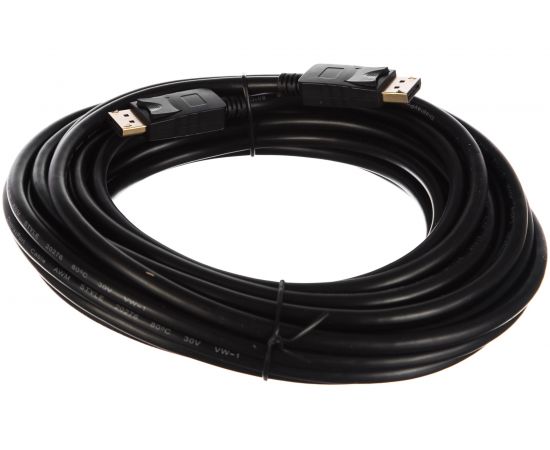 Кабель Cablexpert DisplayPort 20M/20M, v1.2, 10м, черный, экран, пакет CC-DP2-10M 