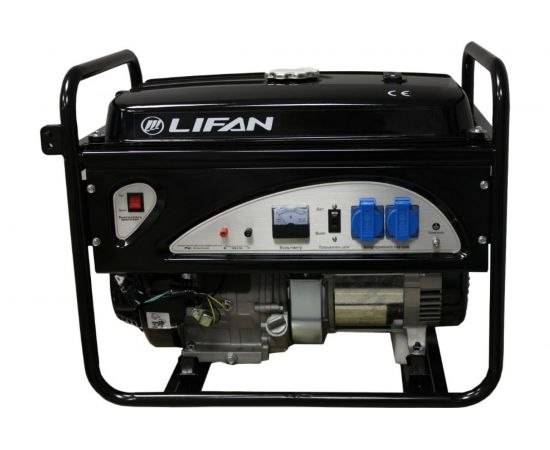 Бензиновый генератор Lifan 220В, 5/5,5 кВт, 13 л.с.6500 5GF-3 