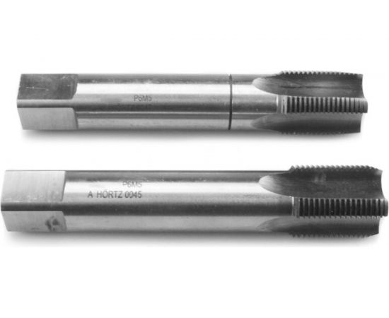 Метчик G1 1/8 м/р комплект 2 шт. Р6М5 HORTZ 203804 