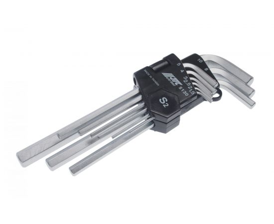 Набор шестигранных ключей, 9 предметов 1.5-10 мм JTC 5130 