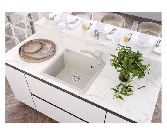 Кухонная мойка Polygran ARGO-560 (№16 Черный) 575806 – изображение 2