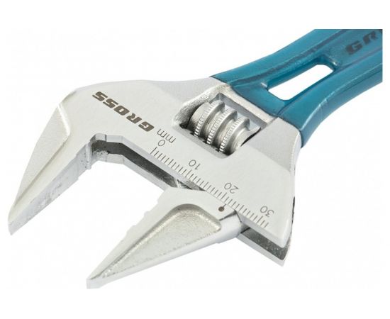 Разводной ключ 140мм, CrV, укороченная ручка GROSS 15565 – изображение 2