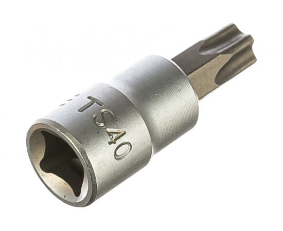 Головка-бита 1/4"", 5-ти лучевая с отверстием, TS40, L=32 мм FORCE 32F3240 – изображение 2