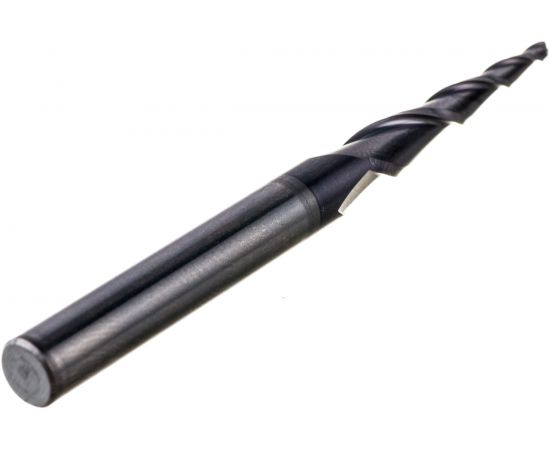 Фреза спиральная двухзаходная конусная сферическая (2х30х70 мм; угол 2A°-7.7; R 1 мм; хв-к 6) NL2QX6.30.2 DJTOL 480 – изображение 2