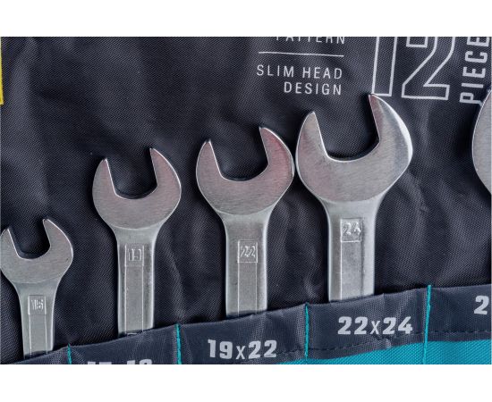 Набор рожковых гаечных ключей Kraftool 12 шт, 6 - 32 мм 27033-H12_z01 – изображение 2