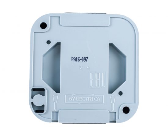 Розетка Bylectrica 1-местная, открытая установка, с заземляющим контактом, со шторкой IP54, серия ПРАЛЕСКА АКВА, серый, РА16-097 03 – изображение 2